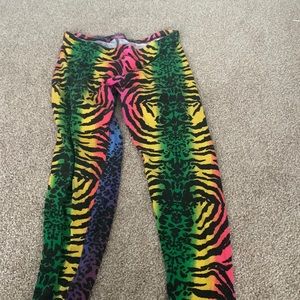 Animal print size M leggings